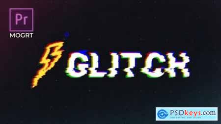 Glitch Logo Premiere Pro MOGRT 25745727