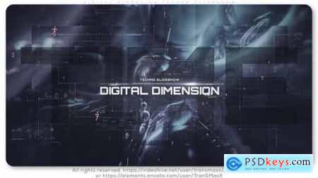 Digital Dimension Techno Slideshow 25765666
