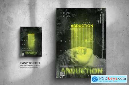 Abduction Party for Brave Ones - Big Poster Design