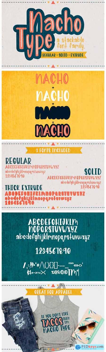 Nacho Type Font