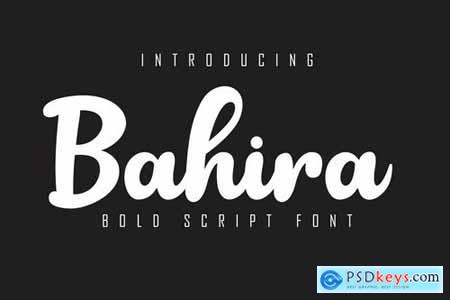Bahira Bold Script Font