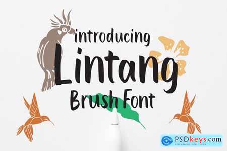 Lintang - Brush Font