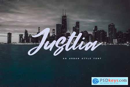 Justlia - An Urban Style Font