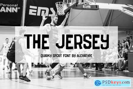 The Jersey - Quirky College Font