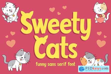 Sweety Cats - Funny Sans Serif