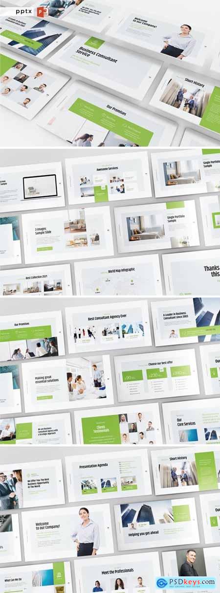 BUSINESS CONSULTANT - Powerpoint, Keynote and Google Slides Templates
