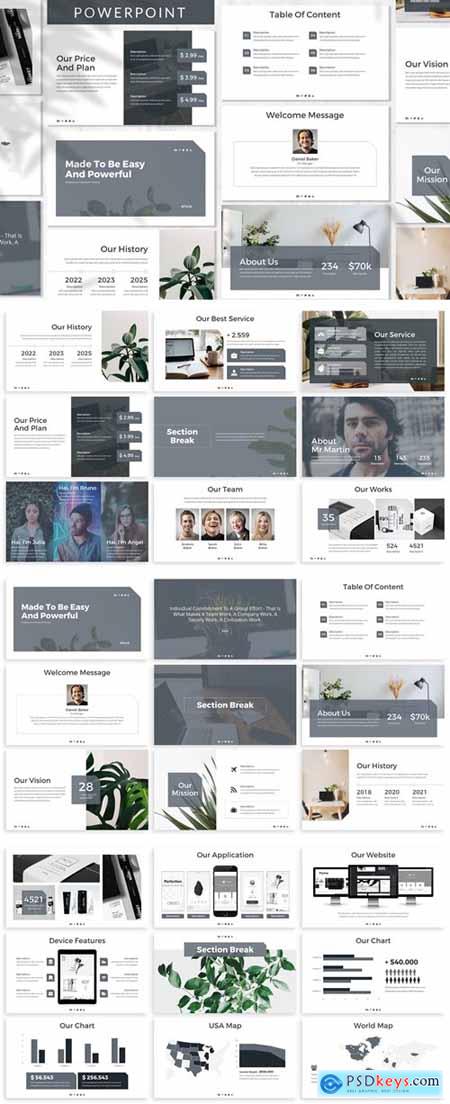 Allure - Business Powerpoint, Keynote and Google Slides Templates