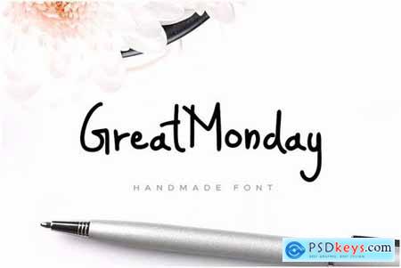 GreatMonday - Fresh Handmade Font 4584119