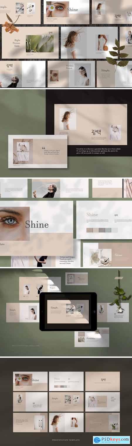Shine Business Powerpoint, Keynote and Google Slides Templates