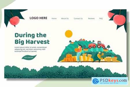 Harvest Farmer - Landing Page