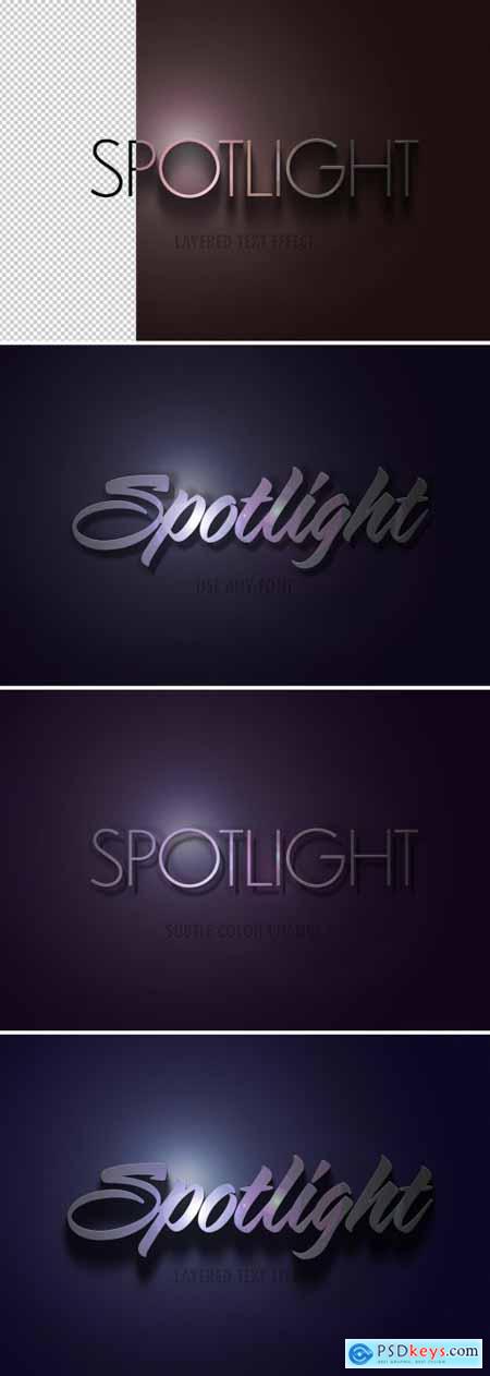 Spotlight Text Effect Mockup 324047148