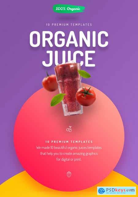 Organic Juice Premium Hero Templates 4539080