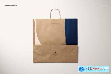 Kraft Shopping Paper Bag 4 Mockup 4559710