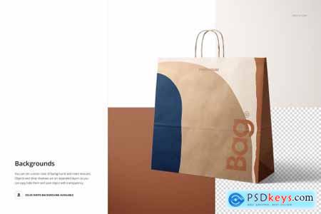 Download Creativemarket Kraft Shopping Paper Bag 4 Mockup 4559710