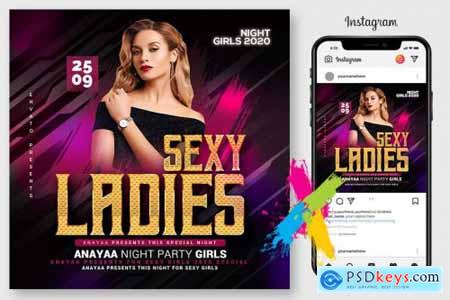 Sexy Ladies Night Flyer 4577208