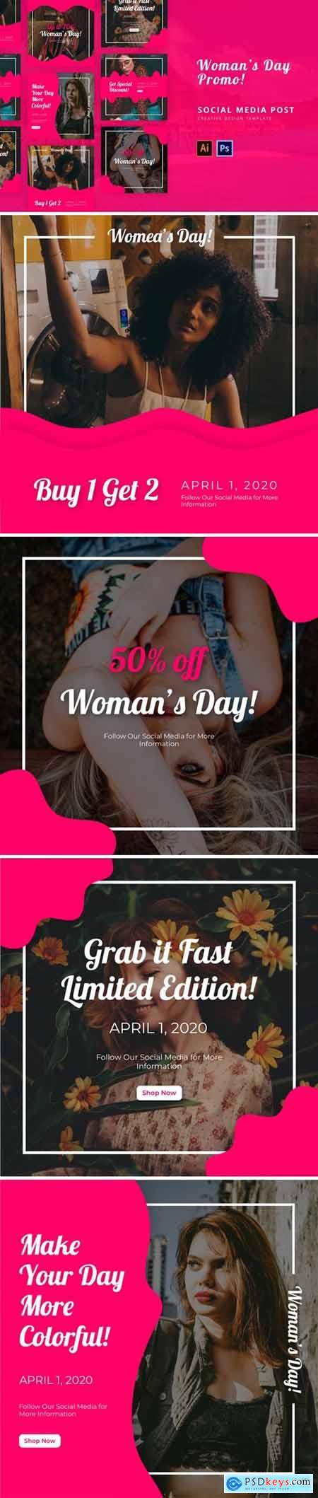 Womans Day Social Media Post