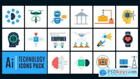 16 Technology Icons Pack 25781076