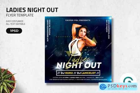 Ladies Night Out Flyer Template 4585272