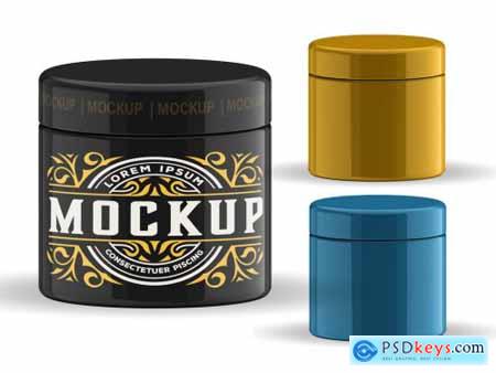 Colored Cream Container Mockup 324604740