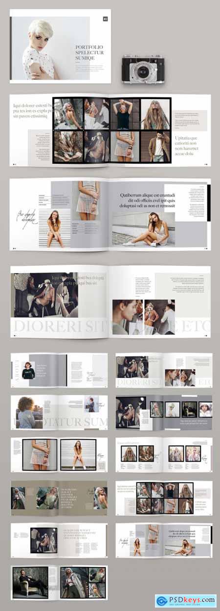 Modern portfolio brochure design 324640019