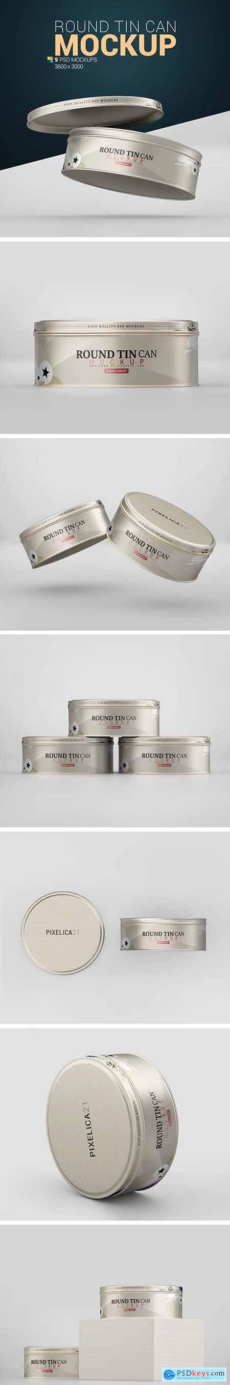 Download Round Tin Can Mockup Free Download Photoshop Vector Stock Image Via Torrent Zippyshare From Psdkeys Com