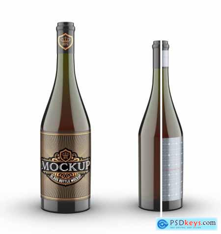 Wine Bottle Label Mockup 324604671