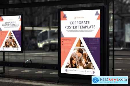 Corporate Flyer Trifold Poster Bifold Roll Banner