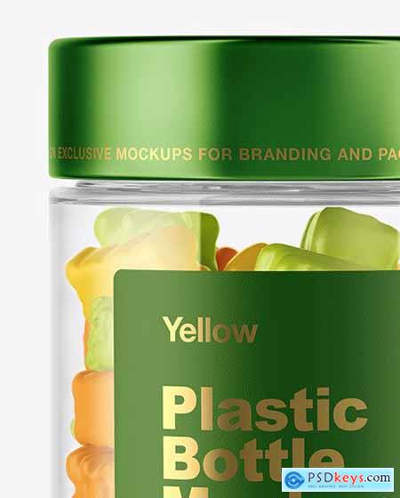 Download Plastic Bottle with Gummies Mockup 55928 » Free Download Photoshop Vector Stock image Via ...