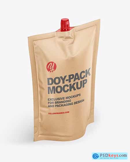 Kraft Doy-Pack Mockup 55915