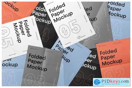 Folded Paper Mockups 4610821