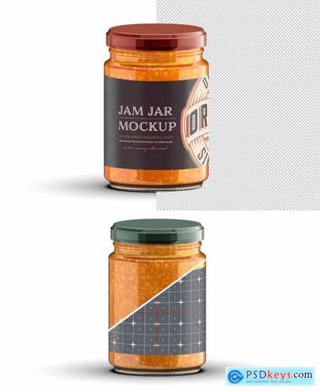 Vintage-Style Jam Jar Mockup 324938851