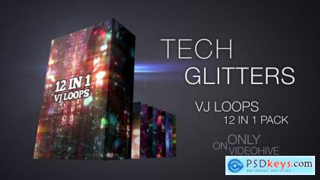 Tech Glitters Vj Loops Pack 22633829