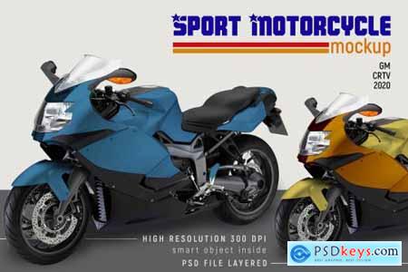 Sport Motorcycle Mock-up 4539796