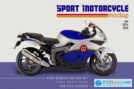 Sport Motorcycle Mock-up 4539796