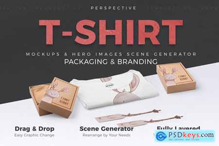 T-shirt Packages Perspective View 4523627