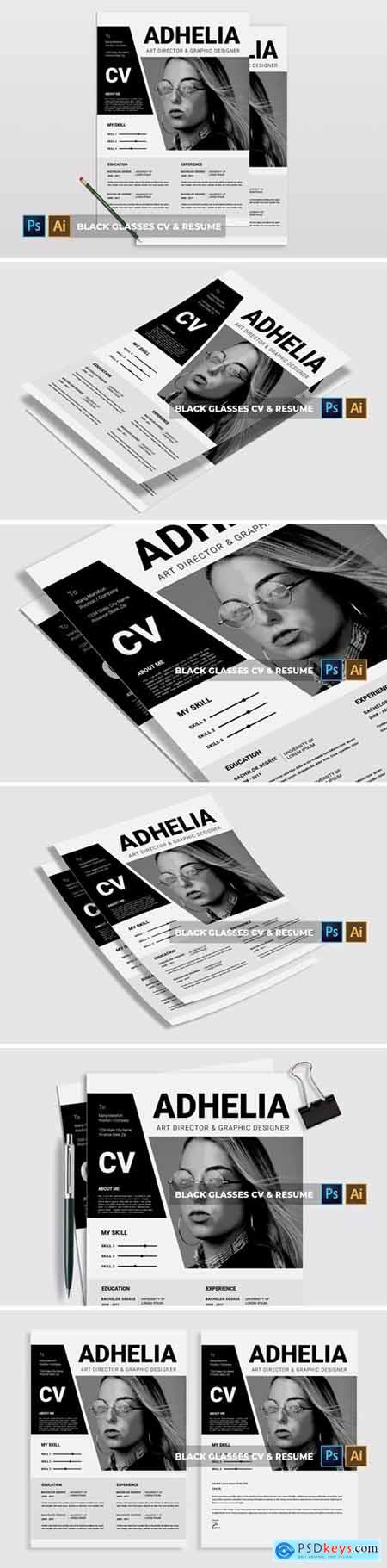 Black Glasses - CV & Resume