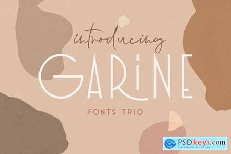 Garine Art Deco Display Fonts Trio 4625418