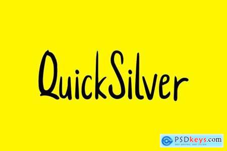 QuickSilver - Cute Handmade Font 4620277