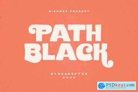 Path Black Typeface 4617871