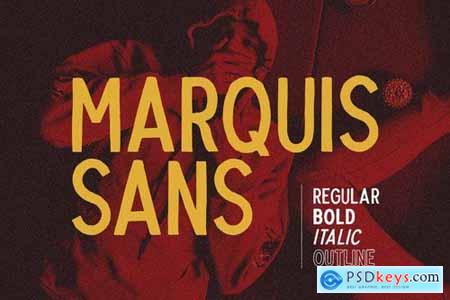 Marquis Sans - Hand Lettering Font