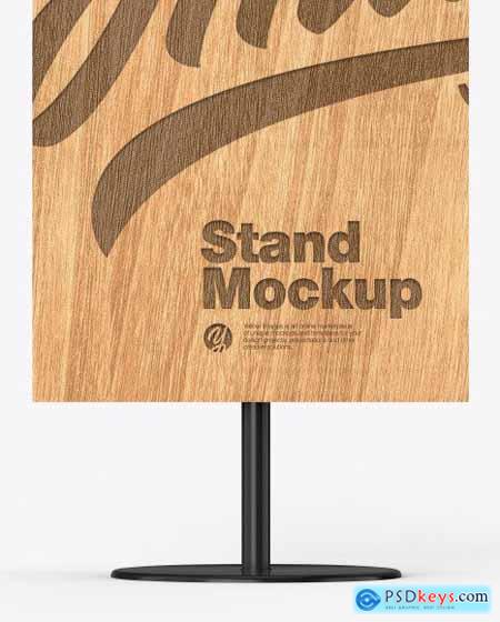 Wooden Stand Mockup 56321