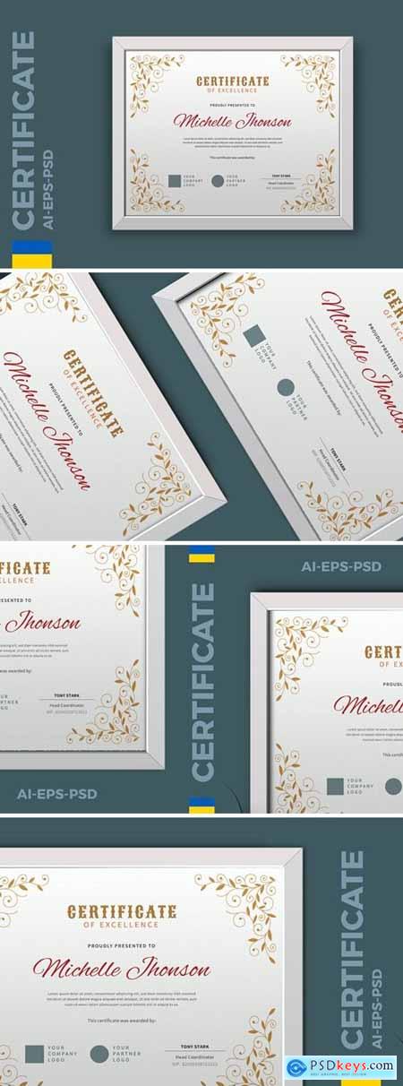 Classic Vintage Certificate - Diploma Template