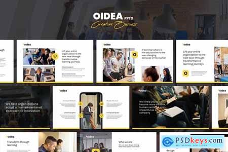 OIDEA - Creative Studio Powerpoint, Keynote and Google Slides Templates