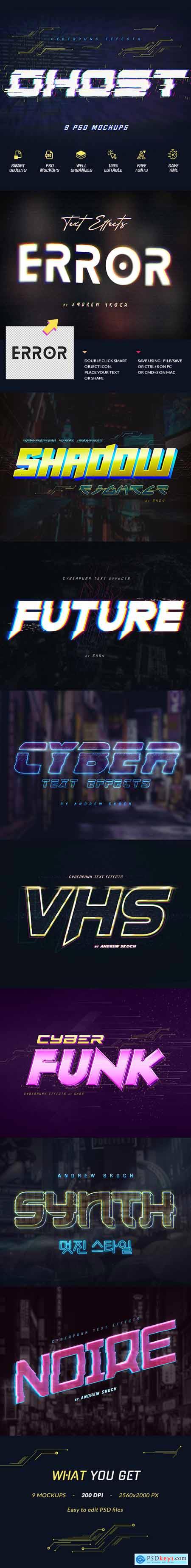 Cyberpunk Text Effects vol 2 25668840