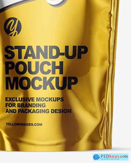Download Metallic Stand Up Pouch With Zipper 55830 Free Download Photoshop Vector Stock Image Via Torrent Zippyshare From Psdkeys Com Yellowimages Mockups