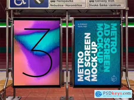 Metro Ad Screen Mock-Ups 7 (v.1) 4442841