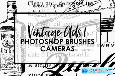 Vintage Ads 1 PS Brushes & Stamps 4316212