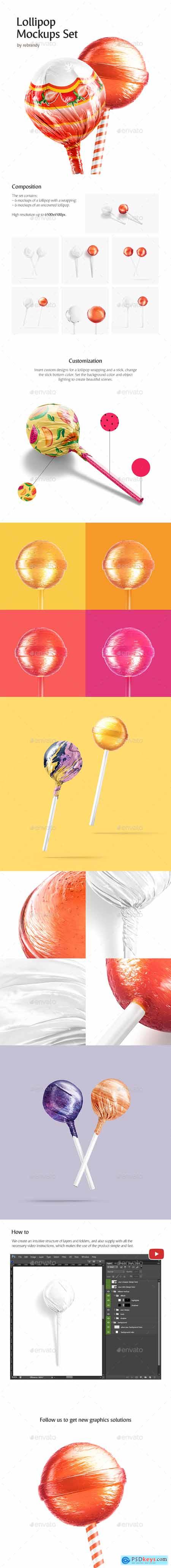 Lollipop Mockups Set 25884937