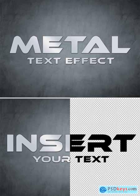 Metal Text Effect Mockup 327061834