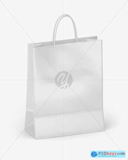 Glossy Shopping Bag w- Rope Handles 56194
